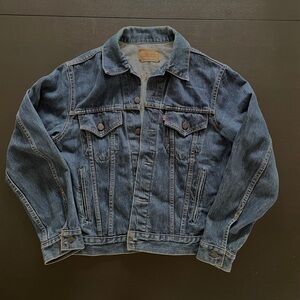 Levi Strauss Denim Jacket Men Size 42 Large